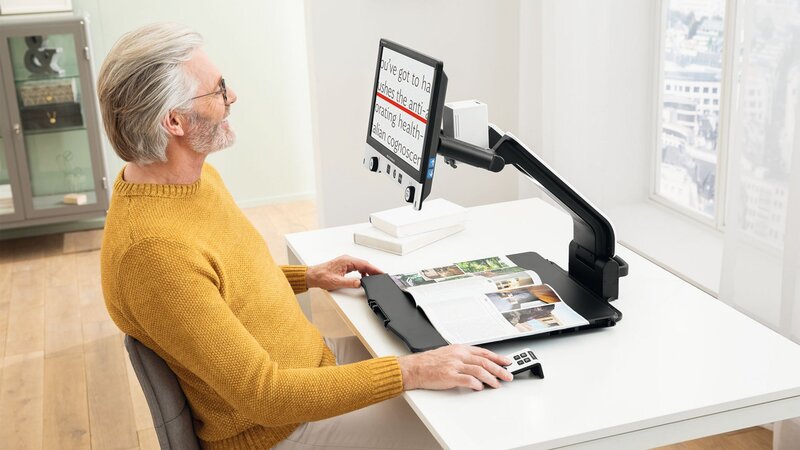 Bildschirmlesegeräte für Menschen mit Sehbeeinträchtigung – Was digitale Sehhilfen leisten können